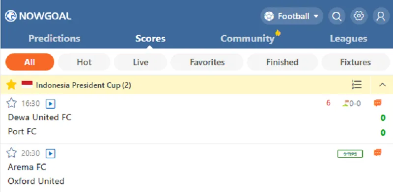 Hệ sinh thái tính năng mới của Nowgoal App Hệ sinh thái tính năng mới của Nowgoal App